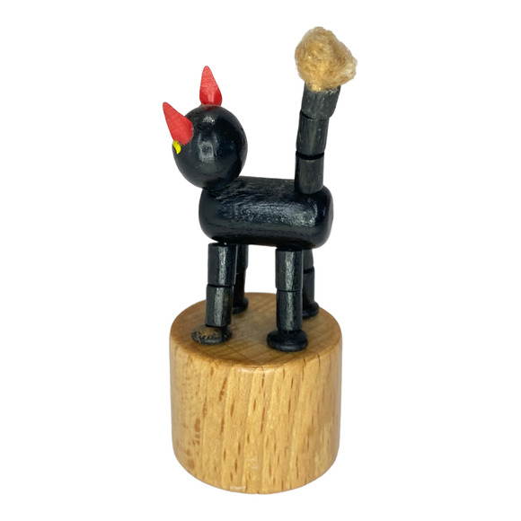Dancing Black Cat Thumb Finger Push Puppet - Picture 4 of 6